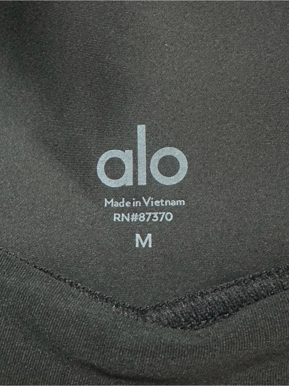 ALO Yoga Black Pleated A-Line Skirt M